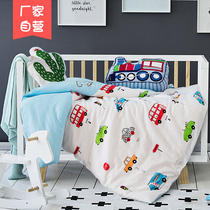 Kindergarten quilt cotton quilt cover Children Baby 1 2 meters quilt core cotton 1 5M cartoon cotton quilt winter quilt