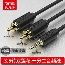 Superior Y-C937BK3 5 turns double Lotus head avline computer audio line 3 5mm one point two audio line