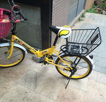 Black child large-capacity storage box car basket rear frame bold dog bicycle rear seat basket Universal