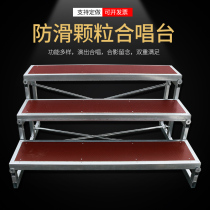 Chorus steps Three-layer removable folding school kindergarten non-slip music stool Stage steps Chorus steps