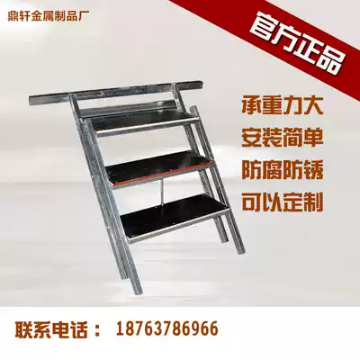 Folding ladder quick installation stage foldable step folding ladder stage accessories aluminum alloy stage ladder folding ladder