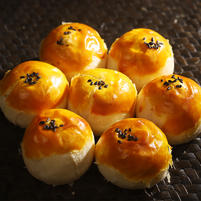 【罗小歪】雪媚娘红豆味蛋黄酥6枚装