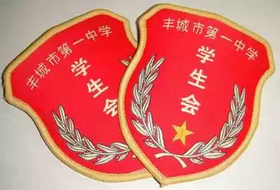 Needle Weaving Mark School Nursing Team Student Union Inspector Duty Armband Epaulettes Customized