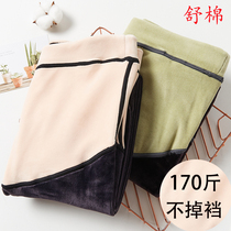 Pregnant women pantyhose autumn and winter plus velvet thickened warm underbelly leggings foot socks cotton large size winter foot bottling socks