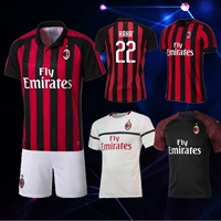 Ac Milan áo 18-19ac Milan phù hợp với bóng đá Kaka Shepigan Inzaghi đồng phục phù hợp với đội nam quần áo bóng đá sỉ