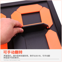 Naili football substitution card football scoreboard number plate 4 digit 2 digit manual number plate change scoreboard