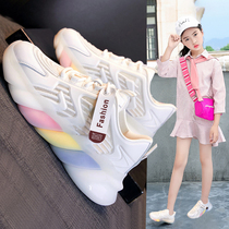 Girls shoes summer 2021 New Chinese children sports shoes single net breathable childrens net shoes girls small white shoes