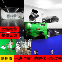 Professional shadowless Wall making studio paint stingy green screen paint floor studio arc construction pure white material