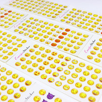 Creative DIY emoji stickers handmade self-pasting photo album making personalized decorative accessories material tools