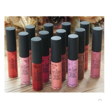 3 US Buy NYX Phantom Matt Liquid Lip Gloss with Red Lip Glazed Bean Paste