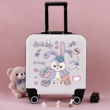 Мультяшный багажный детский чемодан подходит для мужчин и женщин, 2023, год кролика, делается под заказ