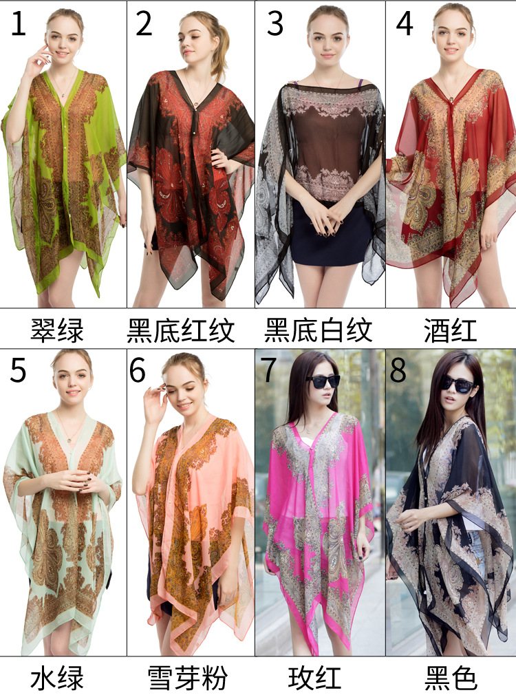 礼品围巾 女士围巾批发 夏季披肩厂家 外贸披肩