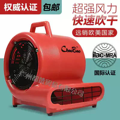 Chaobao high-power blower Industrial hair dryer Three-speed floor floor toilet air-drying dehumidification fan Copper core