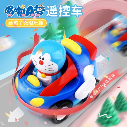 Детский транспорт, электрическая игрушечная машина для мальчиков и девочек, гоночный автомобиль, Дораэмон, дистанционное управление, 3 лет, подарок на день рождения