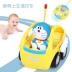 Doraemon xe điều khiển từ xa Xe đồ chơi trẻ em Cậu bé sơ sinh 1-2 tuổi không dây điều khiển từ xa xe đua