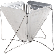 Mu Gaodi Outdoor Exquisite Camping Home Mountain Rock Folding Stainless Steel Coffee Hand-brewed Mountain Rock Coffee Drip Stand