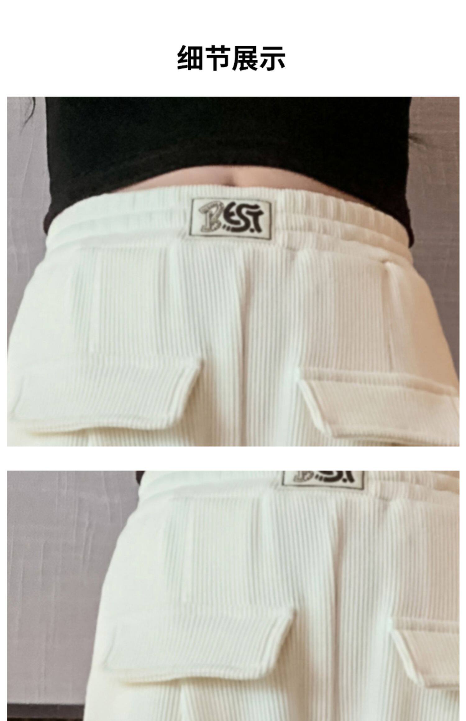 Осенние детские штаны, коллекция 2023, подходят для подростков, свободный прямой крой Kaida 