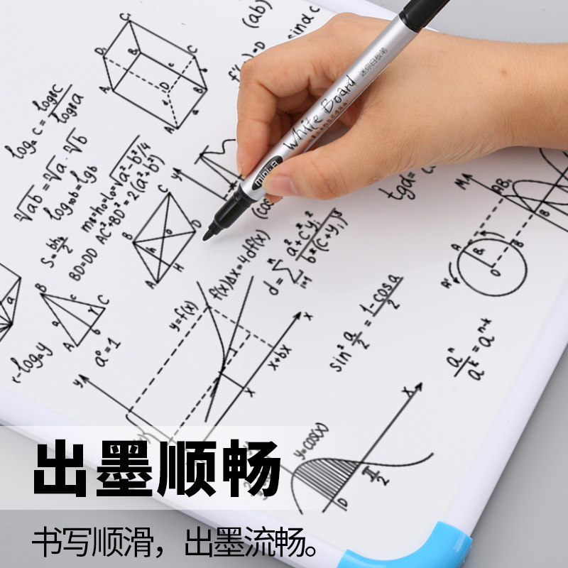 CHENGUANG FINE WHITEBOARD PEN COLOR는 얇은 머리 비 독성 미니 블랙 물기 기반 블랙 보드 펜 소규모 초등학생 학생들 그림 보드 펜 작은 화이트 보드 펜을 제거하기위한 기둥 세부 사항을 문지릅니다.