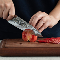 Man food slow language chef knife Damascus steel kitchen knife professional chef slicing home multi-function