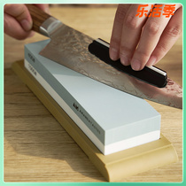 Manic Slow language white corundum professional double face grinding knife stone 400 mesh 1000 mesh with kitchen knife main kitchen knife and stone