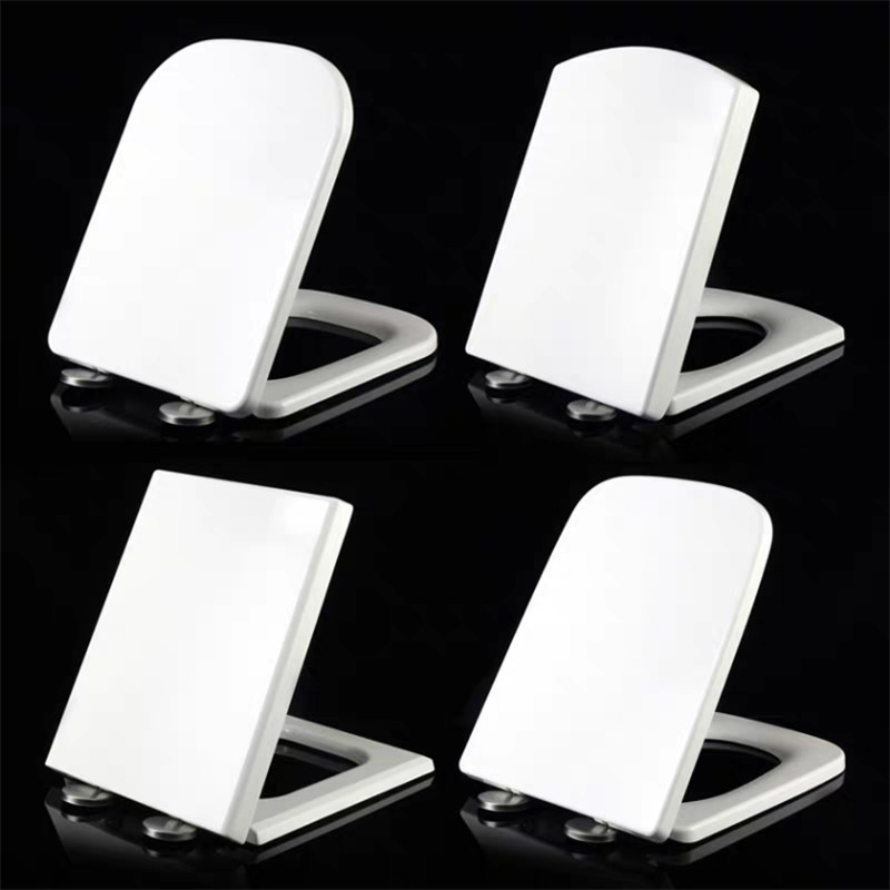 Faenza universal ultra-thin square urea-formaldehyde toilet cover thickened slow-drop toilet cover hotel removable and washable old-fashioned accessories