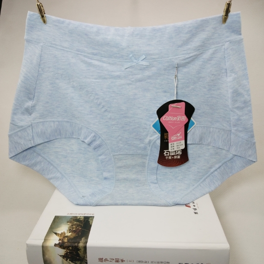 Đồ lót của phụ nữ Caiti đối tác bảo vệ oxy graphene ở eo cao 31225 cotton phương thức tỷ lệ vàng kháng khuẩn - Giữa eo quần lót nữ thun lạnh bóng