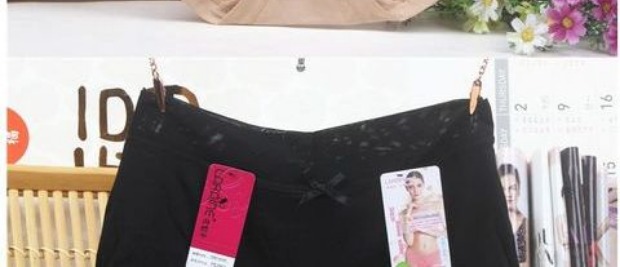 Caiti đồ lót phụ nữ ở eo 2666 hoa cổ tích eo cao chân phẳng modal cotton kích thước lớn không dấu vết chính hãng nguyên chất quần lót nữ trung niên