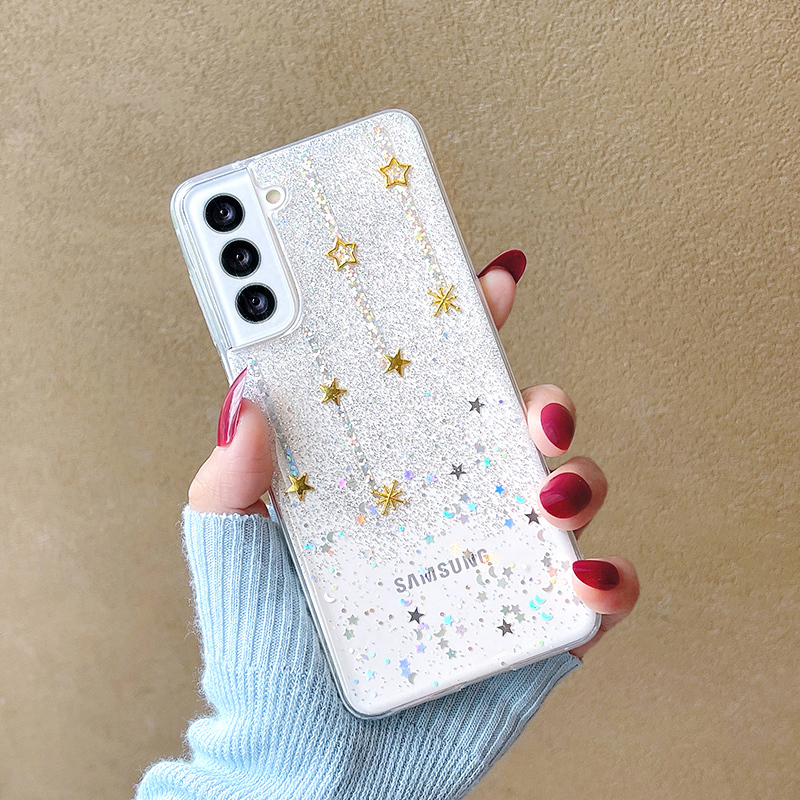 Fantasy Glitter Star Phone Case Suitable for Samsung S23Ultra S22 S20Fe S10 S20 S21+ Note20Ultra N10+ S24 S25Ultra Soft Rubber Protective Cover for Women Fantasy Glitter Star Phone Case Suitable for Samsung S23Ultra S22 S20Fe S10 S20 S21+ Note20Ultra N10+ S24 S25Ultra Soft Rubber Protective Cover for Women