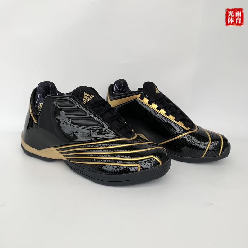 Guangyu Sports--Adidas Tmac 2 Restomod Mcgrady 2 Black Gold Men's Basketball Shoes H68049