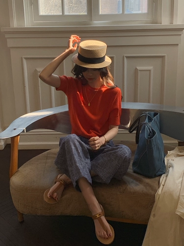 莉贝琳 Трикотажный весенний тонкий бархатный хлопковый свитер, по фигуре