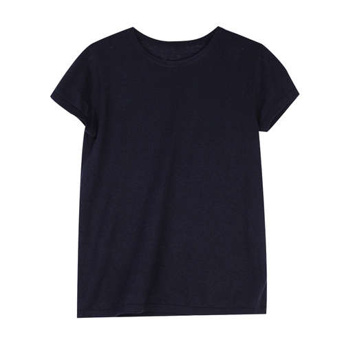 莉贝琳 Прохладная трикотажная футболка, свободный крой, по фигуре, короткий рукав