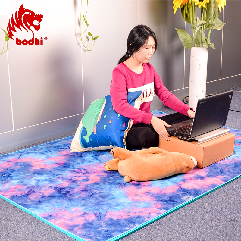 Bodi double yoga towel fitness thickened silicone non-slip can be machine washed to increase and widen the sweat-absorbing yoga mat cloth