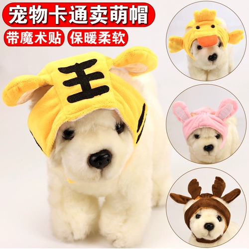 Питомец продает милая шляпа мультфильм декоративный хедщик плюшевая сделка, маленькая собака, кошка, кошка осень, и зимняя теплая шляпа