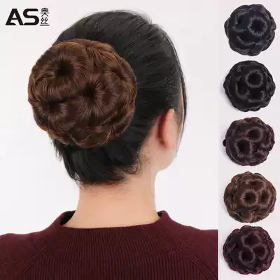 Wig ball head nine flower hair curler female fake Hairband five-color roll Hairband headwear hair bag clip flower head female