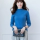 Áo len cashmere mới của phụ nữ cashmere dày nửa cổ cao chạm đáy quần len nữ len - Vòng cổ áo len