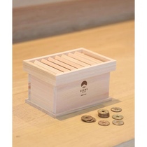 BEAMS JAPAN 24SS Tawaradaya Japanese Mie Ise-made cypress blessing money box type piggy bank