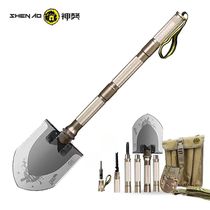 Mastiff Duojis new fifth-generation shovel folding multi-functional outdoor emergency rescue engineer shovel portable camping survival equipment