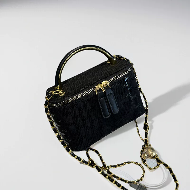Сумка-ведро, маленький помадник, переносная ланч-бокс, стиль Chanel, новая коллекция