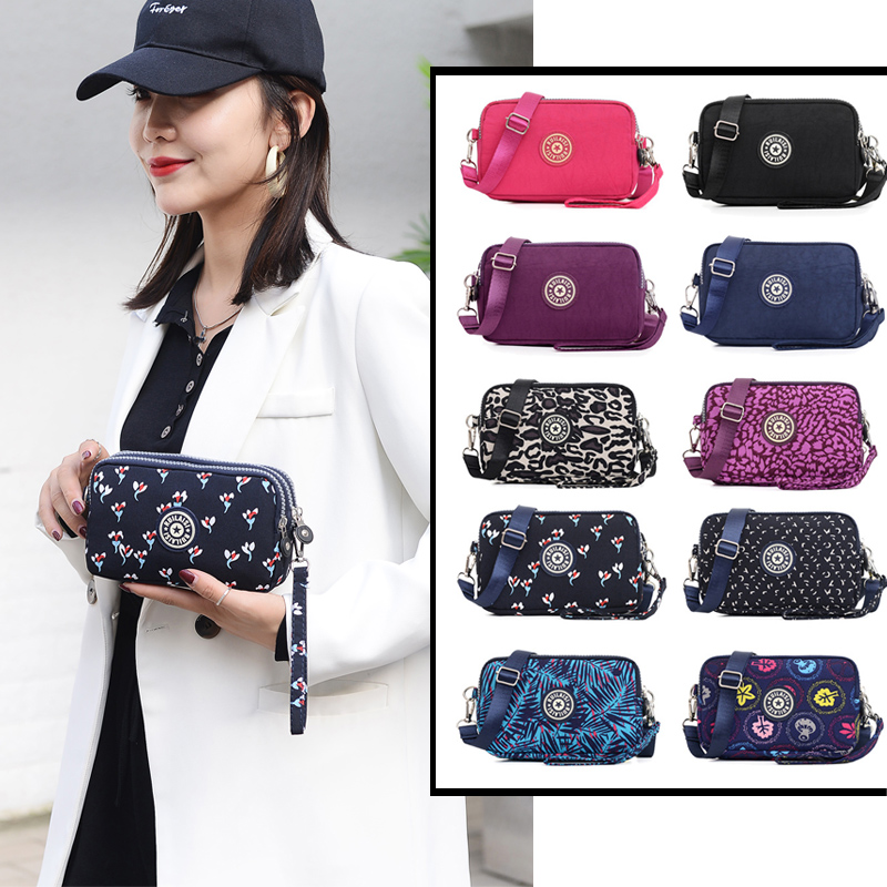 Multi-layer pattern cloth art hand-in-turn satchel bag Elegant Fashion New Zero Wallet Casual Stroll Around The Street Key Bag