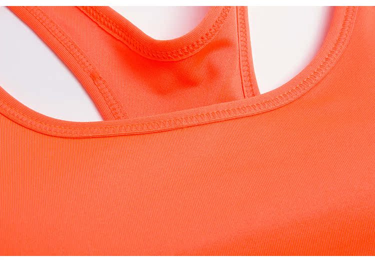 Vest dòng thể dục thể thao đồ lót chạy chống sốc thu thập khuôn mẫu vest phong cách nữ mồ hôi thấm nhanh khô làm khô áo ngực ao tap gym