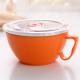 nồi ủ cơm Bát mì ăn liền bằng thép không gỉ có nắp lớn - Hộp cơm điện sưởi ấm cà mên điện