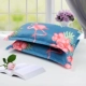 Vỏ gối chải 48 * 74cm Vỏ gối ký túc xá sinh viên có khóa kéo dành cho người lớn tăng một đôi không bằng cotton goi om