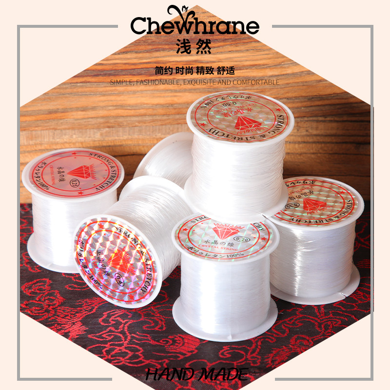 Wear pearl Non-elastic fishing line Transparent beads ring string line necklace diy material silk thread winding string Invisible