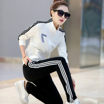 361 sportswear suit womens spring and autumn sweater thin jacket Jordano autumn and winter pure cotton casual brand two-piece suit