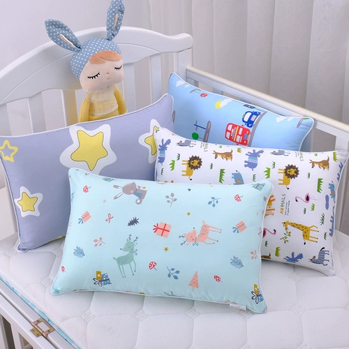 Хлопковая мультяшная детская маленькая наволочка для детского сада