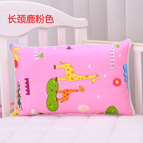 Наволочка, детская хлопковая мультяшная подушка для детского сада, 1-3-6 лет, с защитой шеи