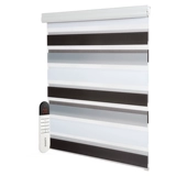 ALDOMO Электрическая пряжа зебра занавеса автоматическая Wi -Fi пульт дистанционного управления подъемной занавес для затенения дома для дома