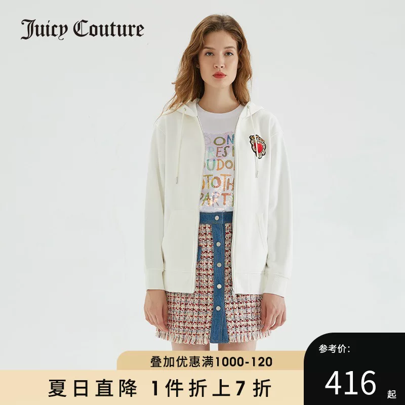 Осенняя куртка Juicy Couture, связанный короткий свитшот для отдыха