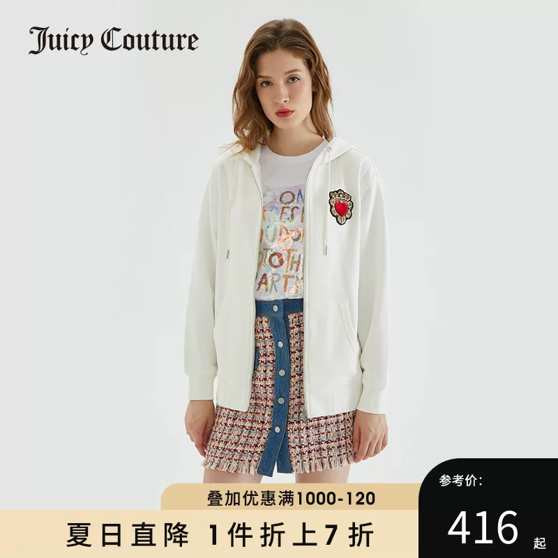 Осенняя куртка Juicy Couture, связанный короткий свитшот для отдыха