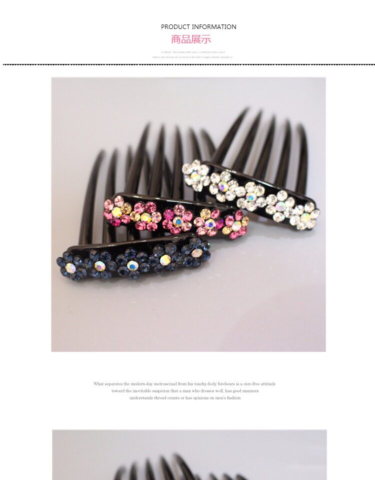 Accessoire coiffure en Diamant Crystal - Ref 1202213 Image 7